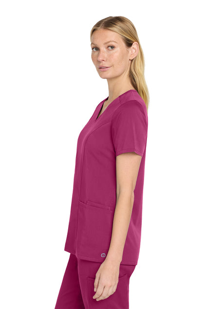 Wink® Women’s Premiere Flex™ V-Neck Top - Rock Valley