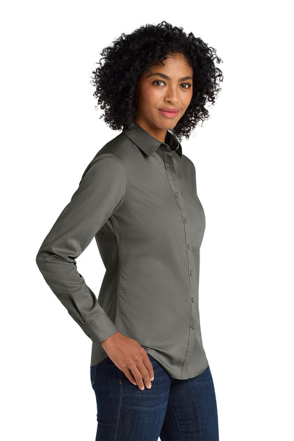 Port Authority® Women's SuperPro™ Twill Shirt - PenCol