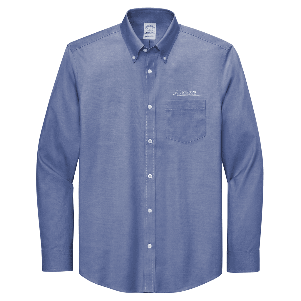 Brooks Brothers® Wrinkle-Free Stretch Pinpoint Shirt - Makers