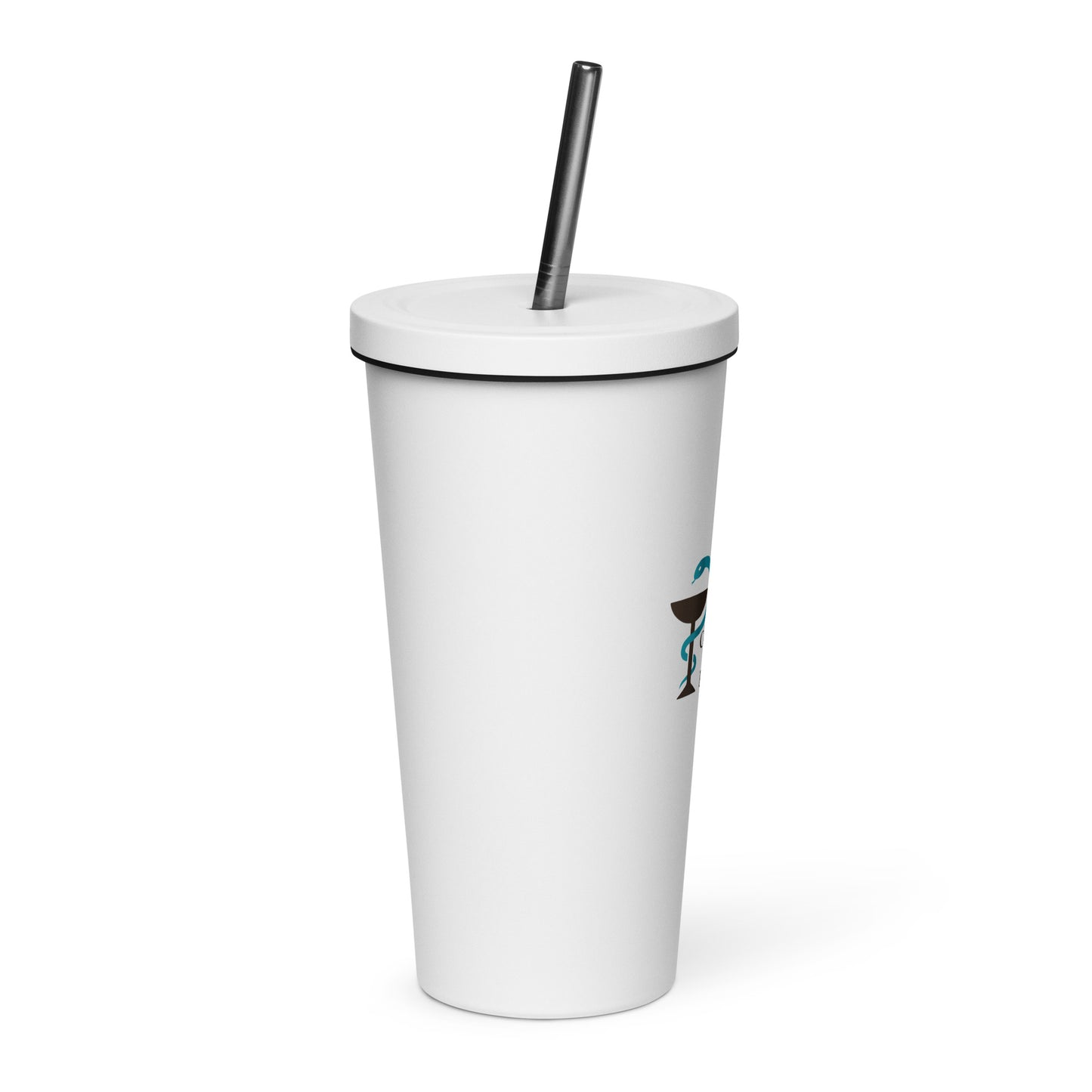 Insulated Tumbler With Straw - Community Clinical Pharmacy
