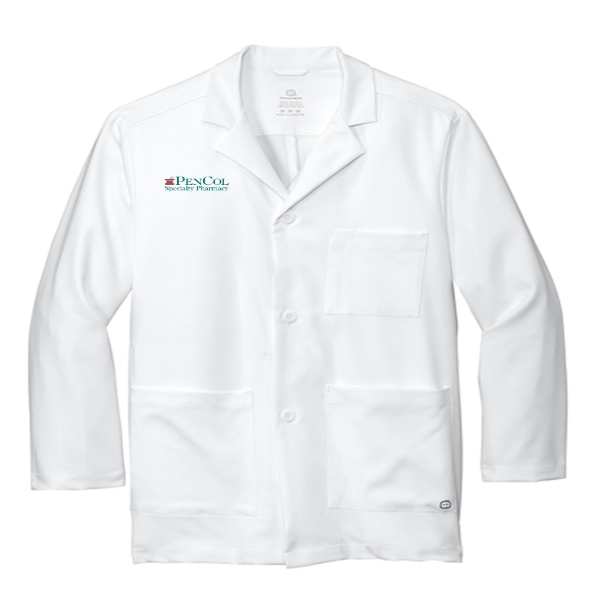 Wink® Men's Consultation Lab Coat - PenCol