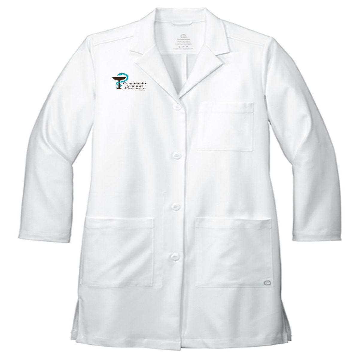 Wink® Women’s Long Lab Coat - Community Clinical Pharmacy