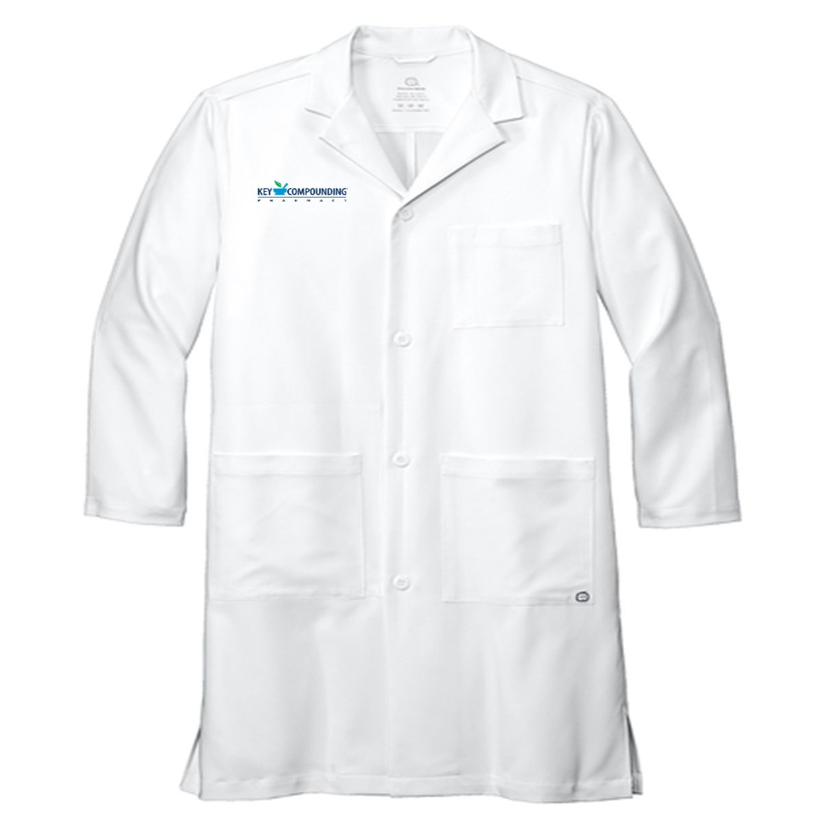 Wink® Men's Long Lab Coat - Key Compounding