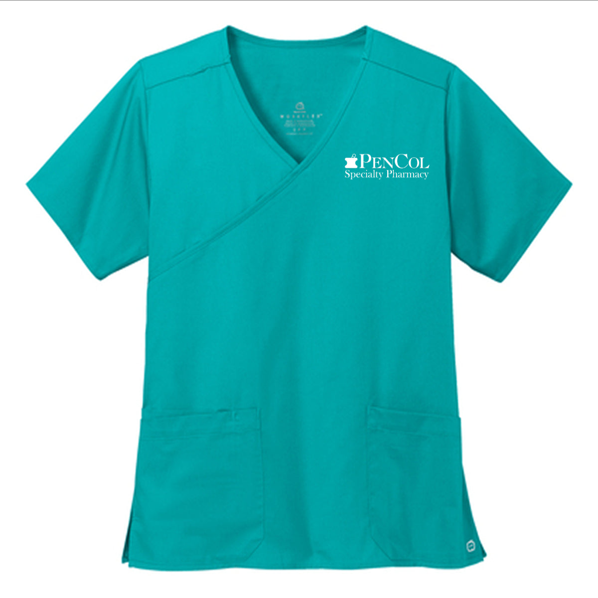 Wink® Women’s WorkFlex™ Mock Wrap Top - PenCol