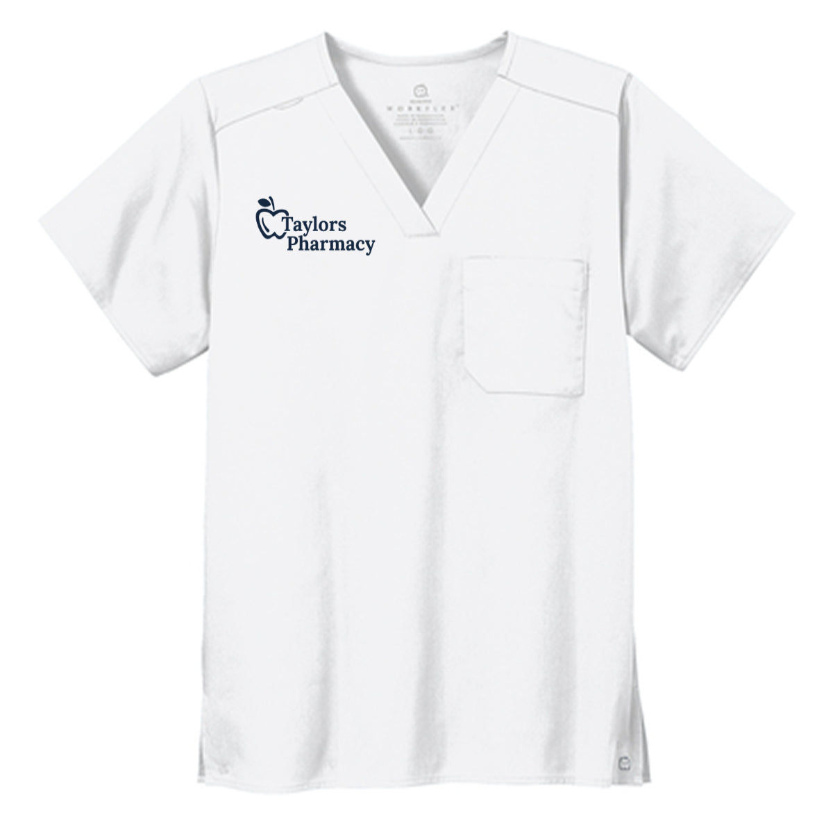 Wink® Unisex WorkFlex Chest Pocket V-Neck Top - Taylors Pharmacy