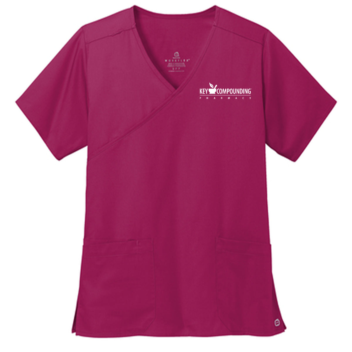 Wink® Women’s WorkFlex™ Mock Wrap Top - Key Compounding