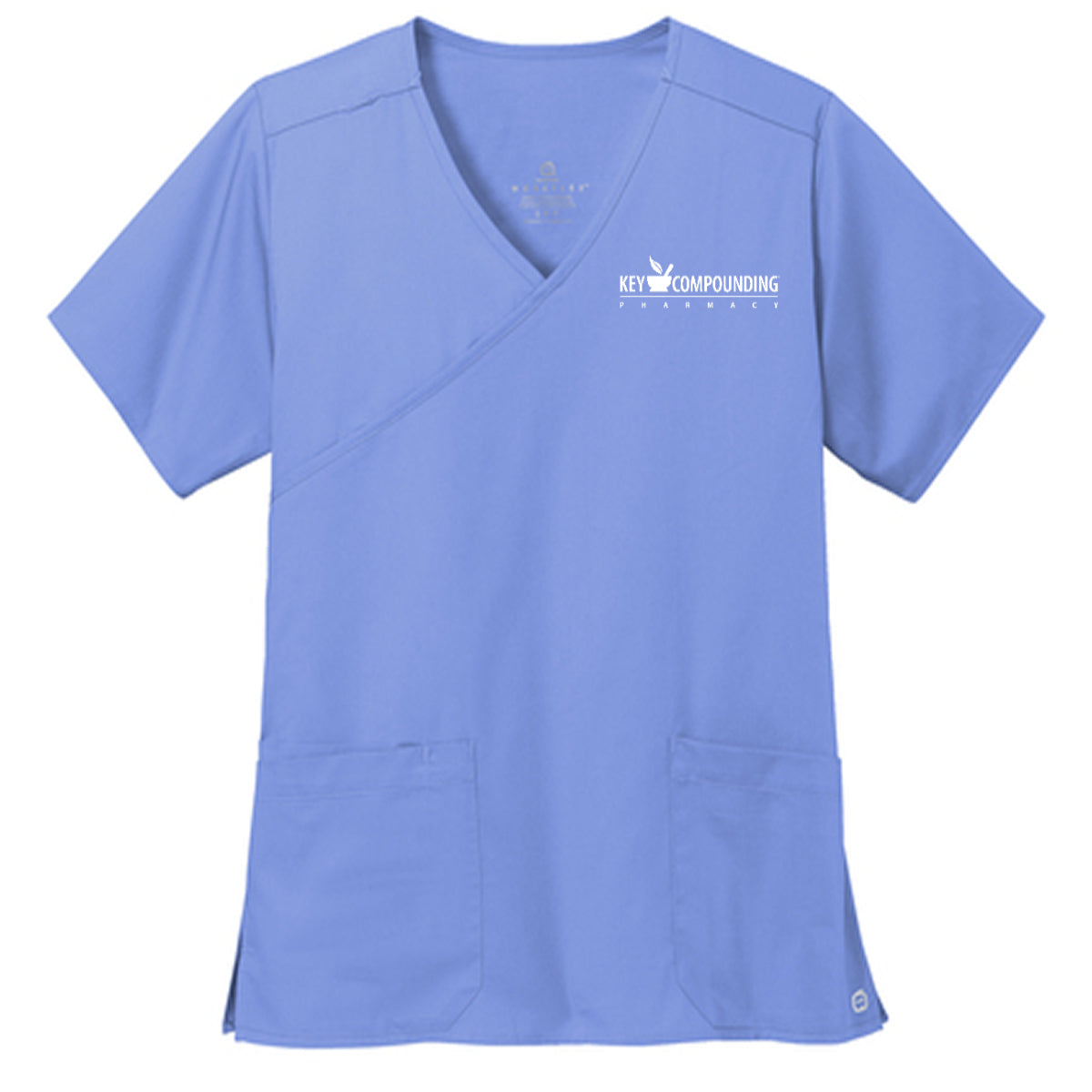 Wink® Women’s WorkFlex™ Mock Wrap Top - Key Compounding