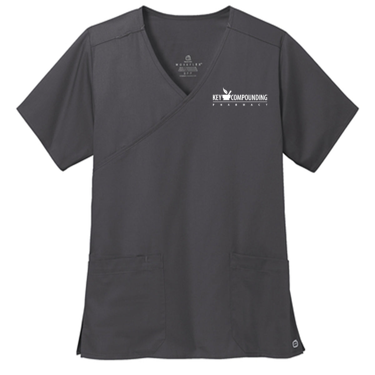 Wink® Women’s WorkFlex™ Mock Wrap Top - Key Compounding