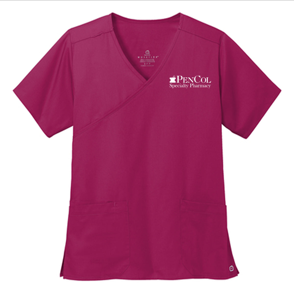Wink® Women’s WorkFlex™ Mock Wrap Top - PenCol