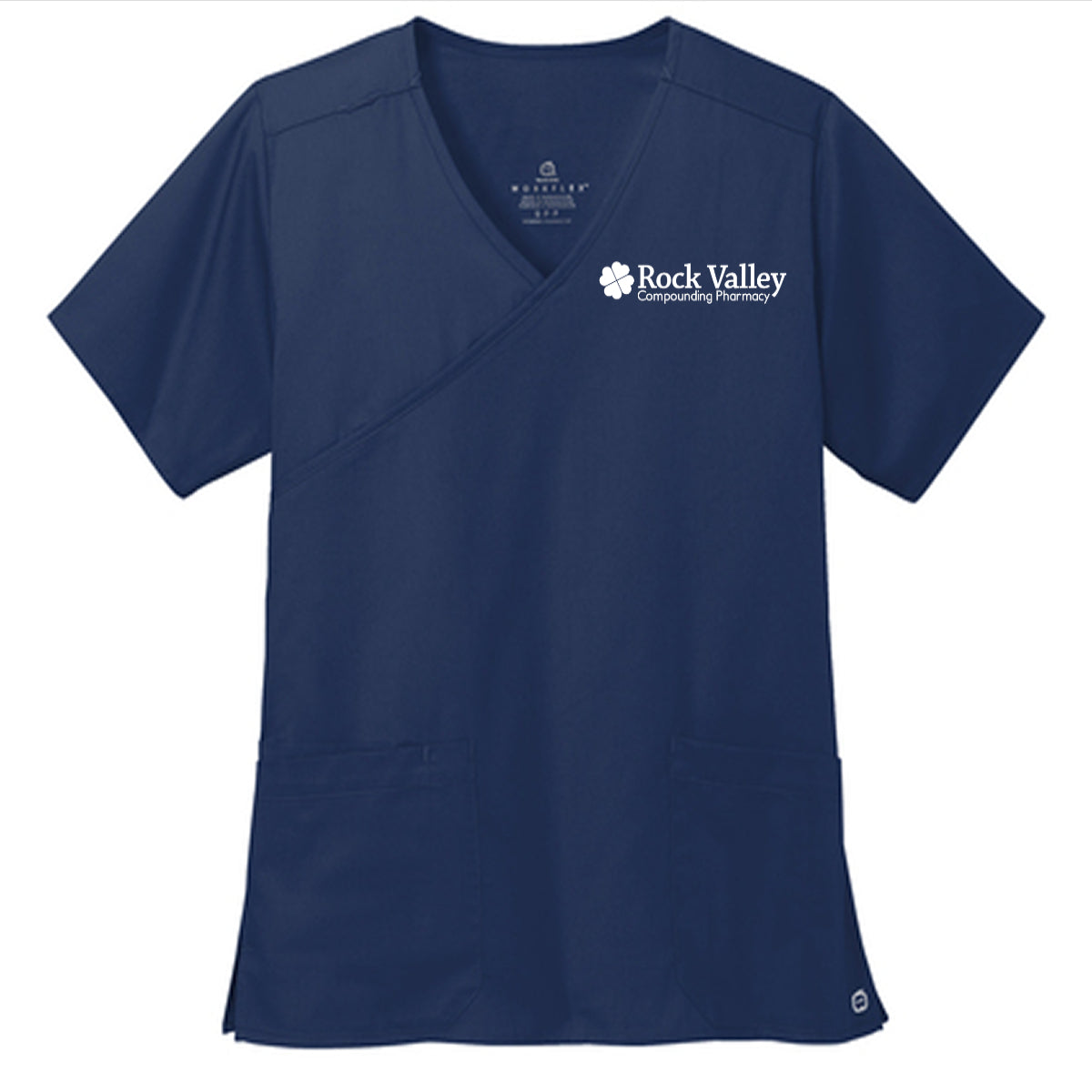 Wink® Women’s WorkFlex™ Mock Wrap Top - Rock Valley