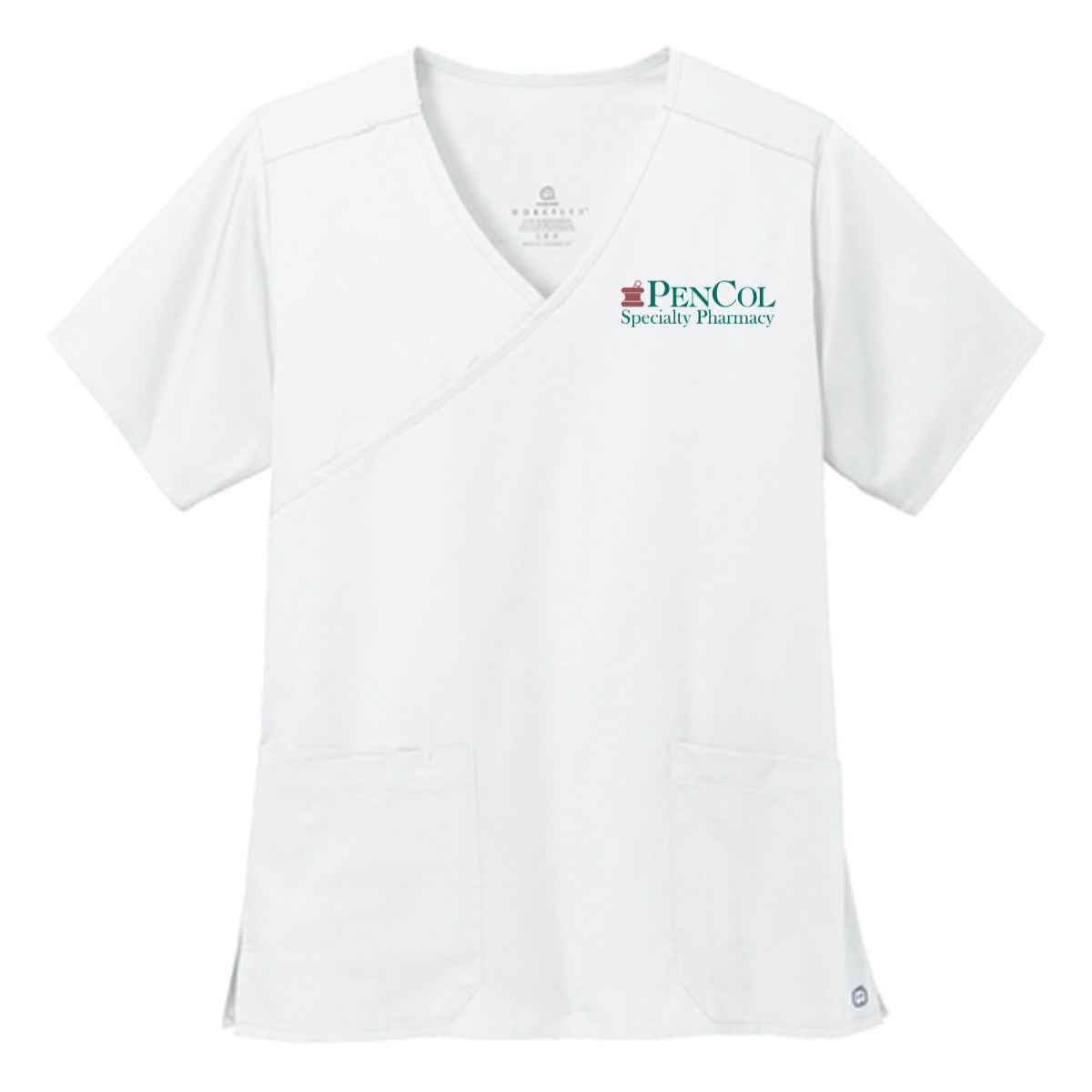 Wink® Women’s WorkFlex™ Mock Wrap Top - PenCol