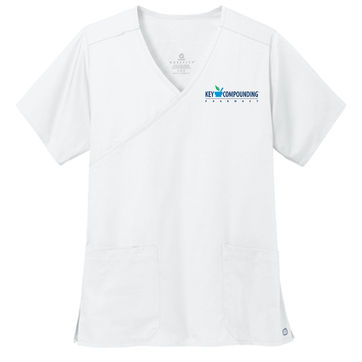 Wink® Women’s WorkFlex™ Mock Wrap Top - Key Compounding