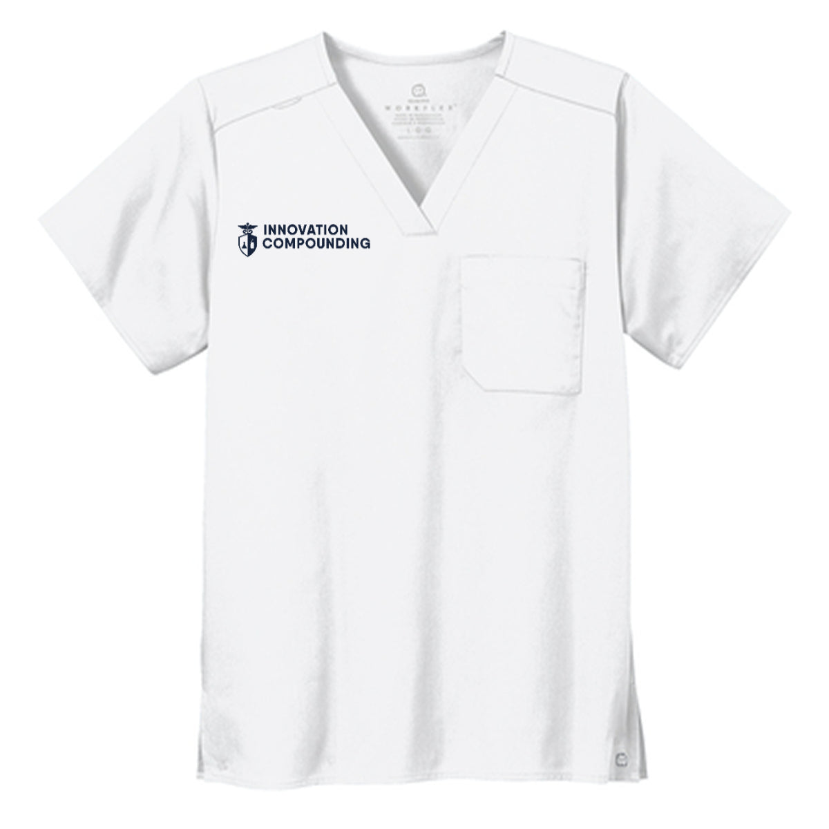 Wink® Unisex WorkFlex Chest Pocket V-Neck Top - Innovation Compounding
