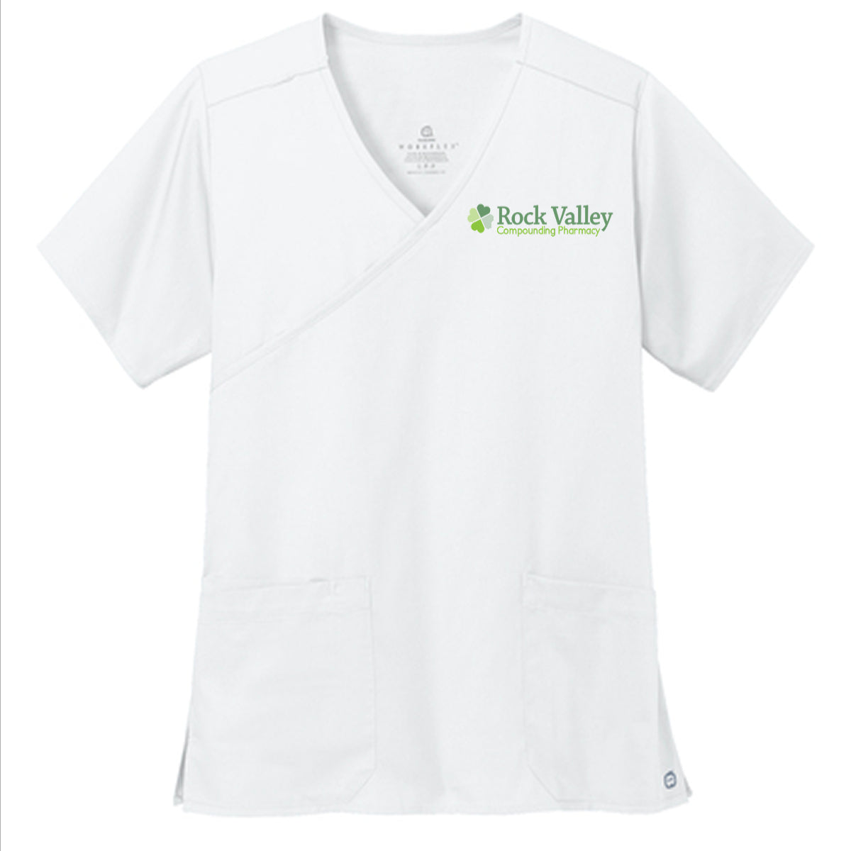 Wink® Women’s WorkFlex™ Mock Wrap Top - Rock Valley