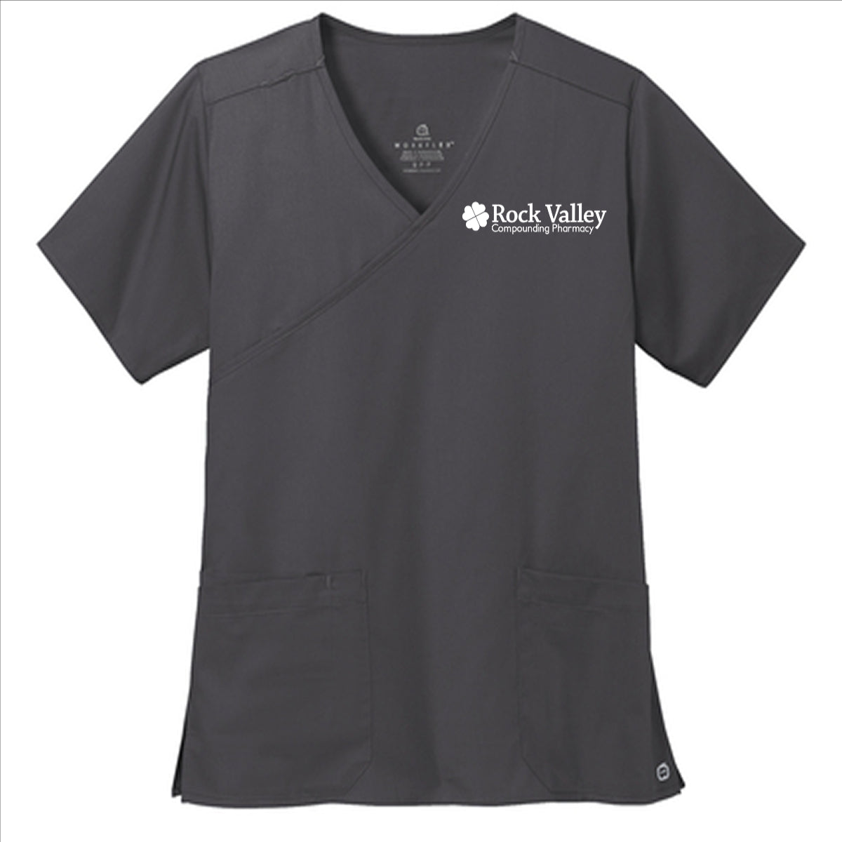 Wink® Women’s WorkFlex™ Mock Wrap Top - Rock Valley