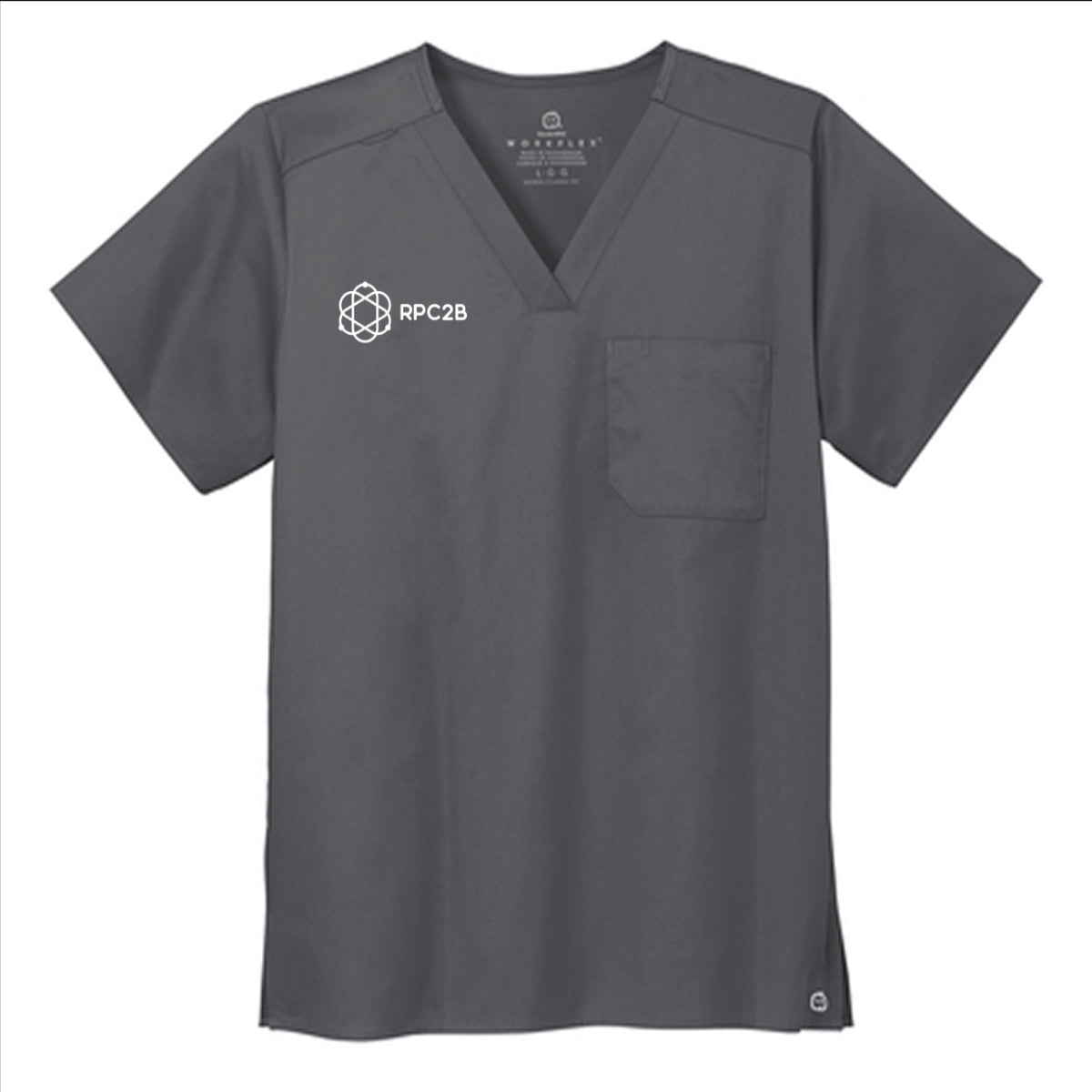 Wink® Unisex WorkFlex Chest Pocket V-Neck Top - RPC2B