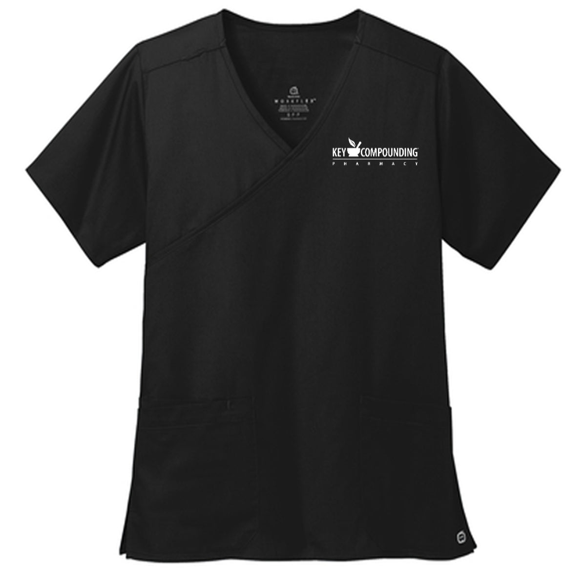 Wink® Women’s WorkFlex™ Mock Wrap Top - Key Compounding