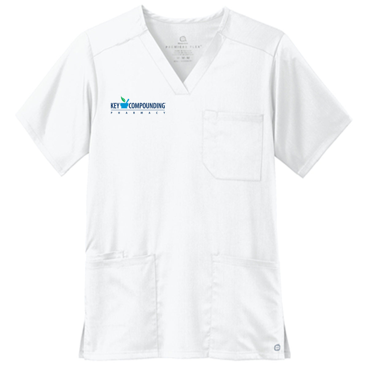 Wink® Men's Premiere Flex™ V-Neck Top - Key Compounding