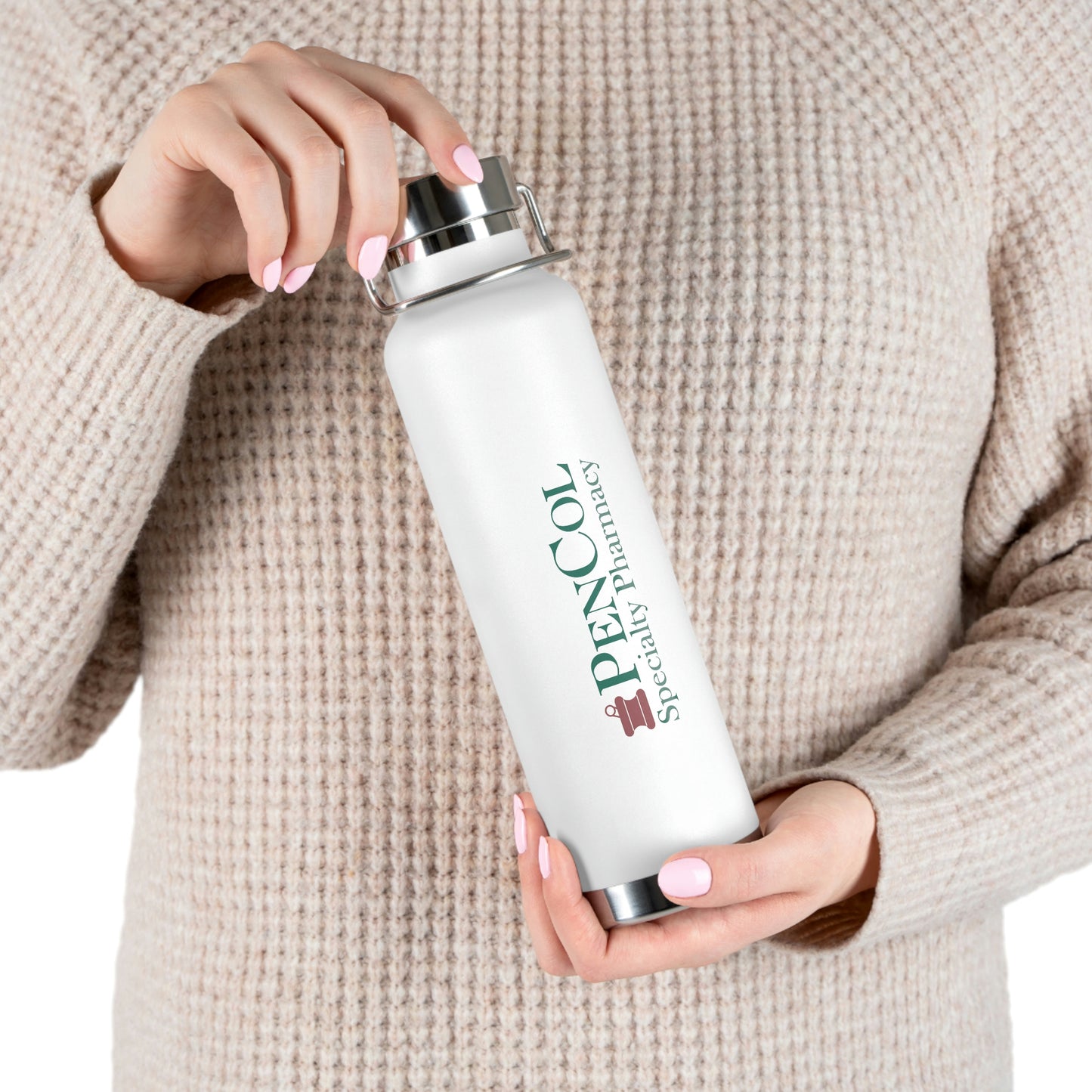 Copper Vacuum Insulated Bottle, 22oz - Pencol Pharmacy