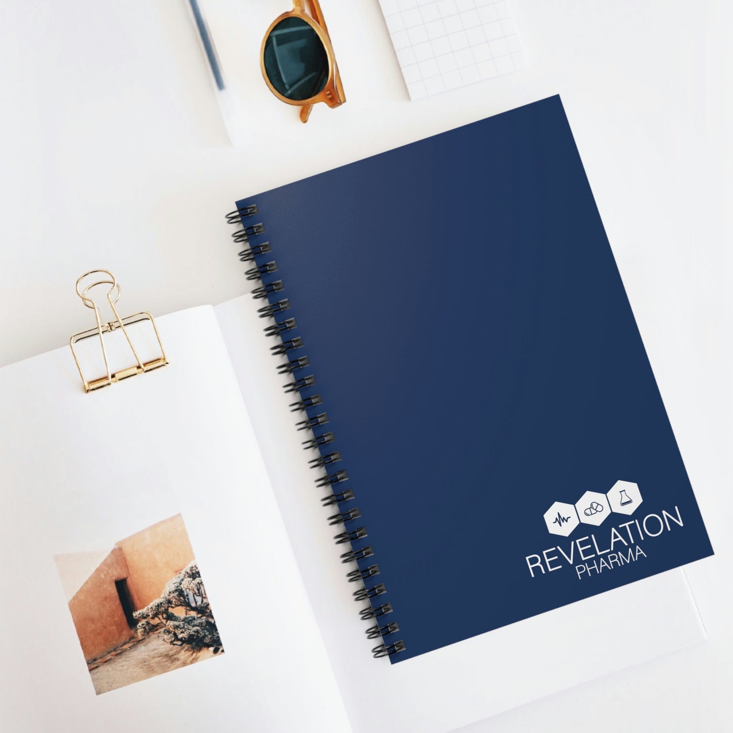 Spiral Notebook - Ruled Line - Revelation Pharma