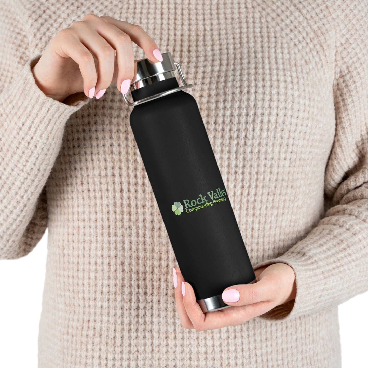 Copper Vacuum Insulated Bottle, 22oz - Rock Valley
