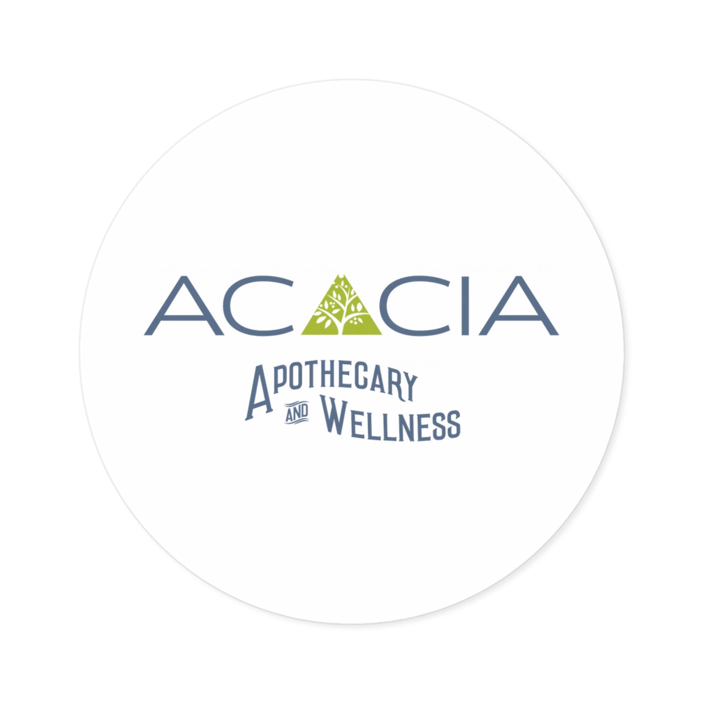 Round Stickers, Indoor - Acacia
