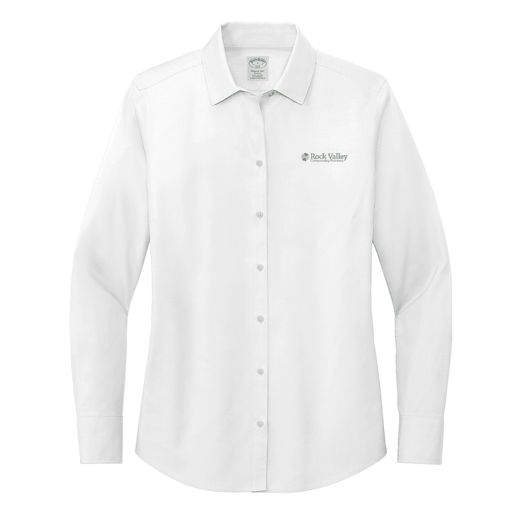 Brooks Brothers® Women’s Wrinkle-Free Stretch Pinpoint Shirt - Rock Valley