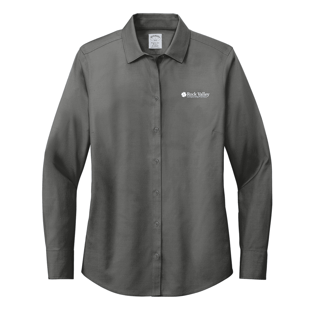 Brooks Brothers® Women’s Wrinkle-Free Stretch Pinpoint Shirt - Rock Valley