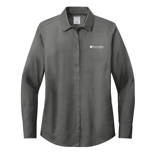 Brooks Brothers® Women’s Wrinkle-Free Stretch Pinpoint Shirt - Rock Valley