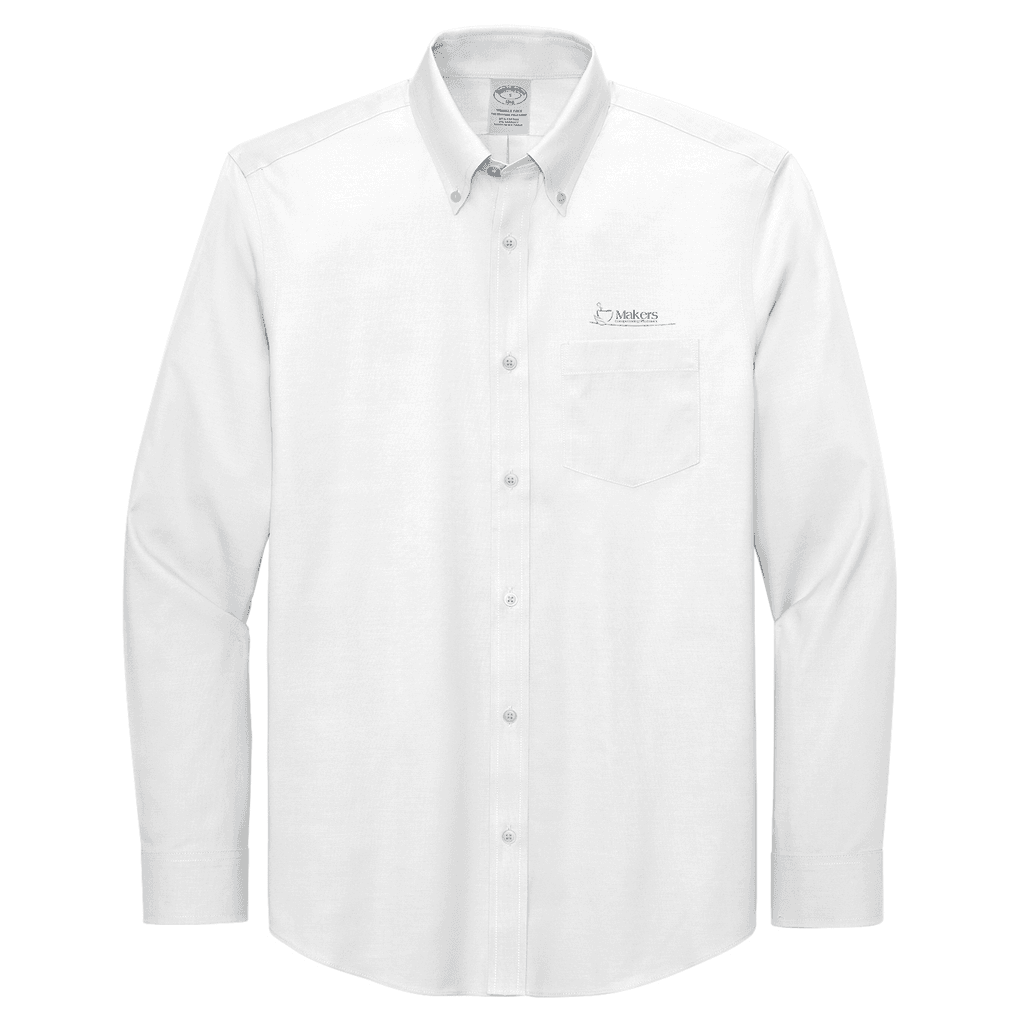 Brooks Brothers® Wrinkle-Free Stretch Pinpoint Shirt - Makers
