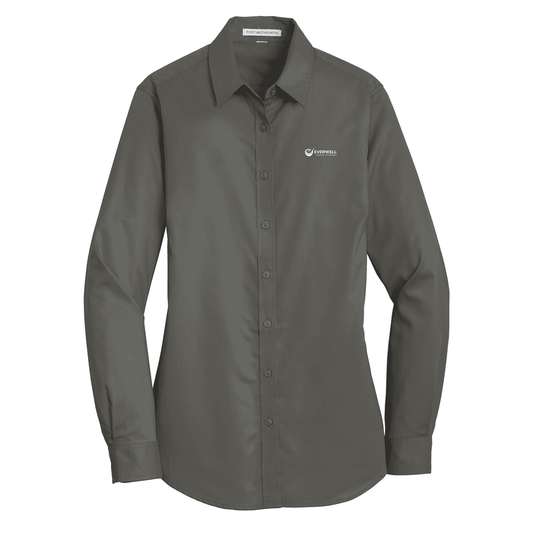 Port Authority® Women's SuperPro™ Twill Shirt - Everwell