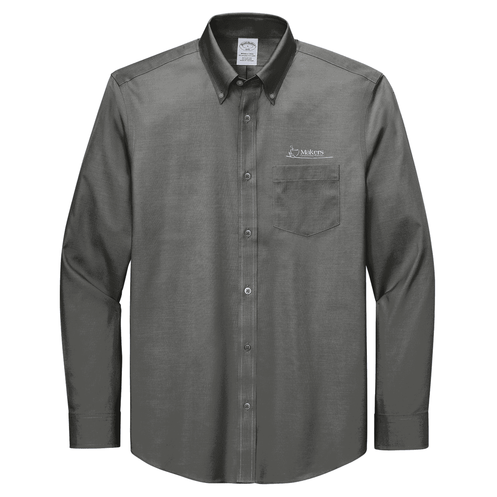 Brooks Brothers® Wrinkle-Free Stretch Pinpoint Shirt - Makers