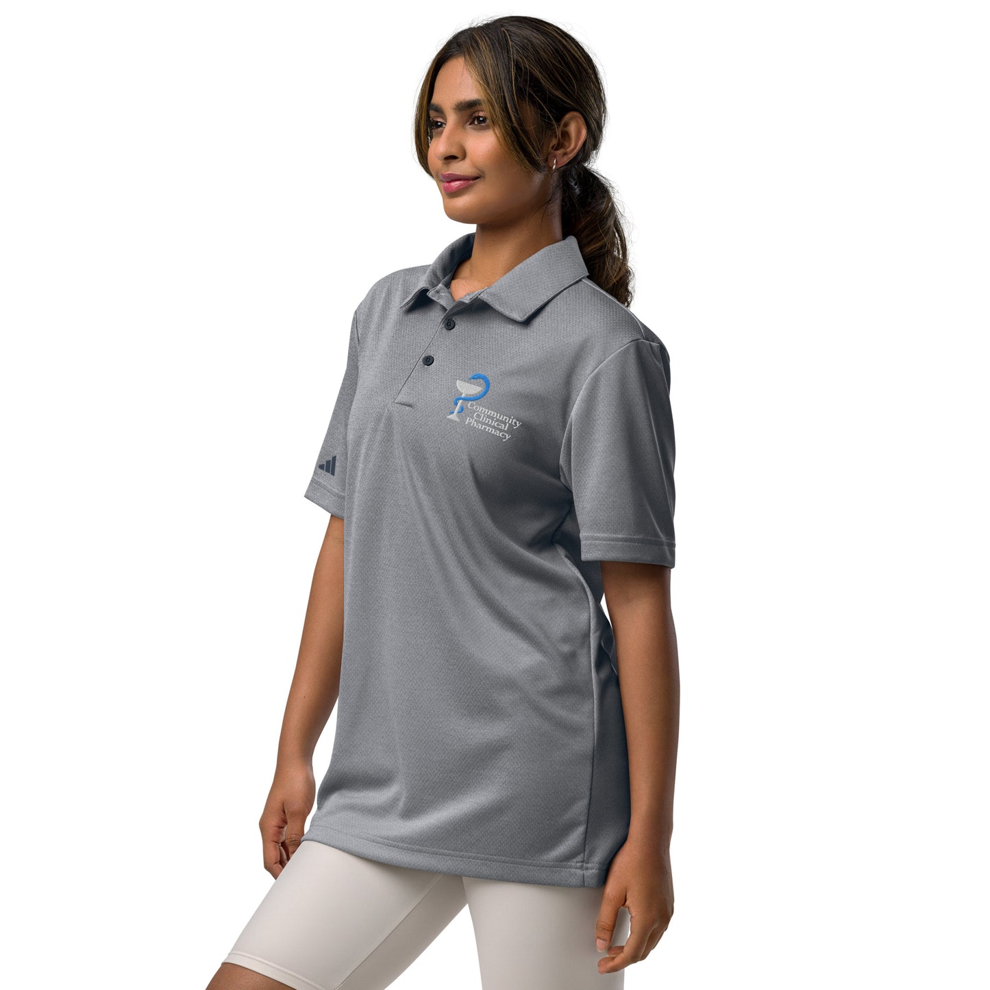 Adidas | Patterned Performance Polo - Community Clinical Pharmacy