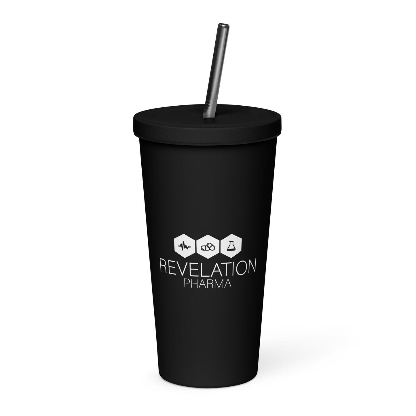 Insulated Tumbler With Straw - Revelation Pharma