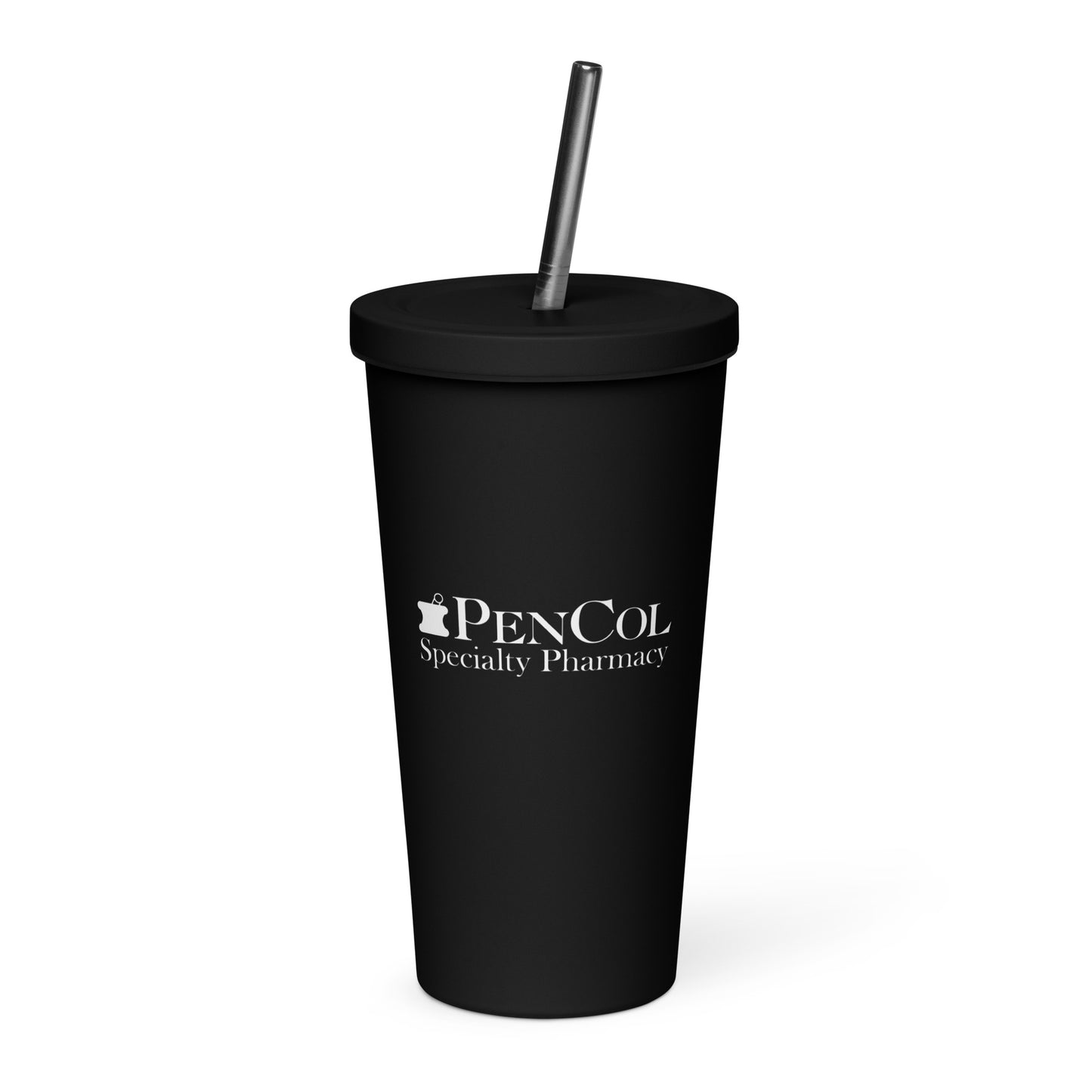 Insulated Tumbler With Straw - PenCol Pharmacy