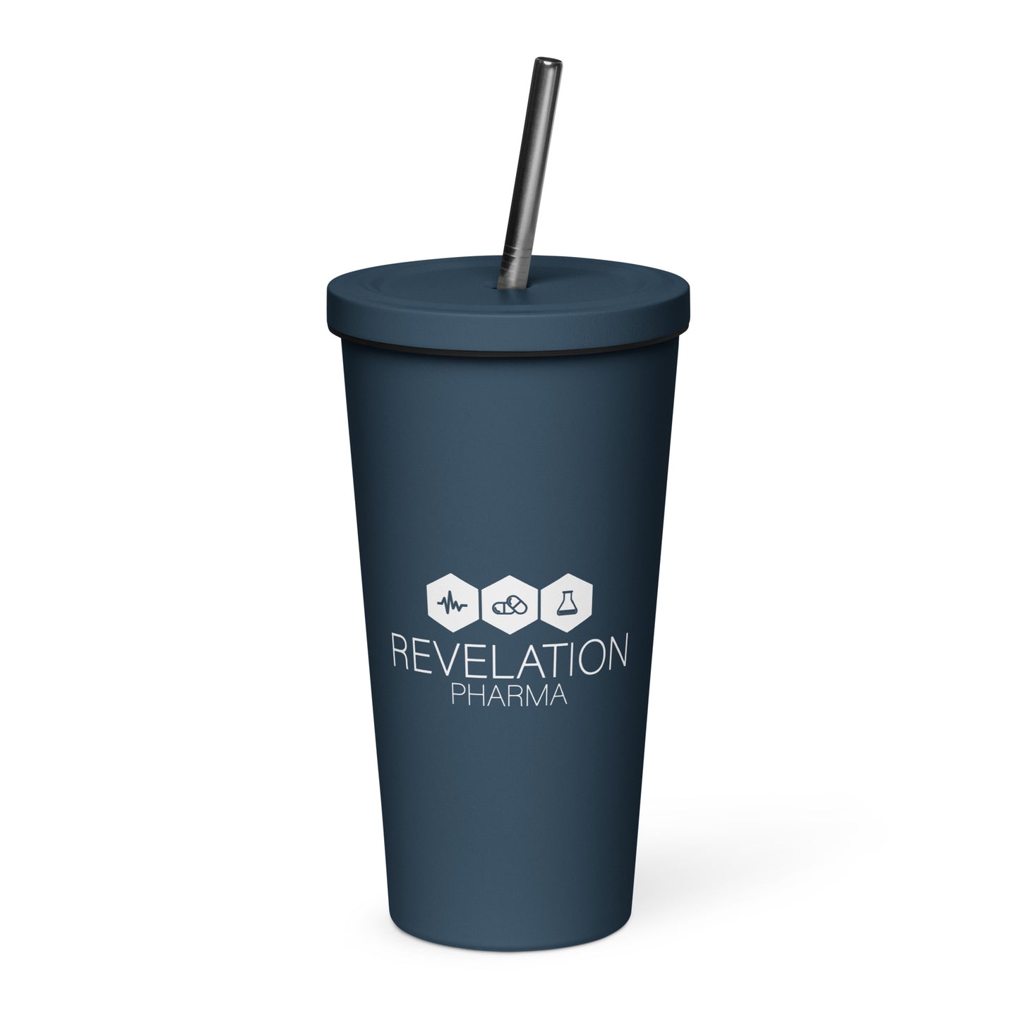 Insulated Tumbler With Straw - Revelation Pharma