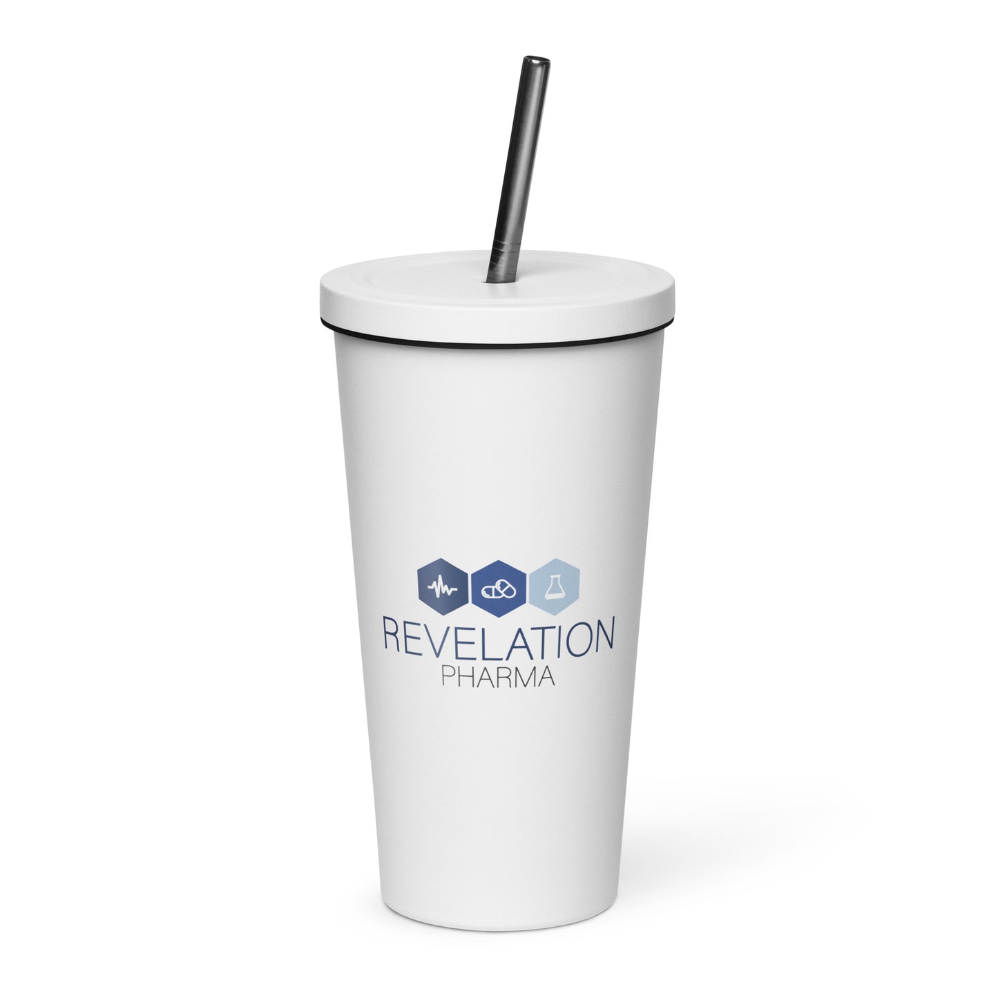 Insulated Tumbler With Straw - Revelation Pharma