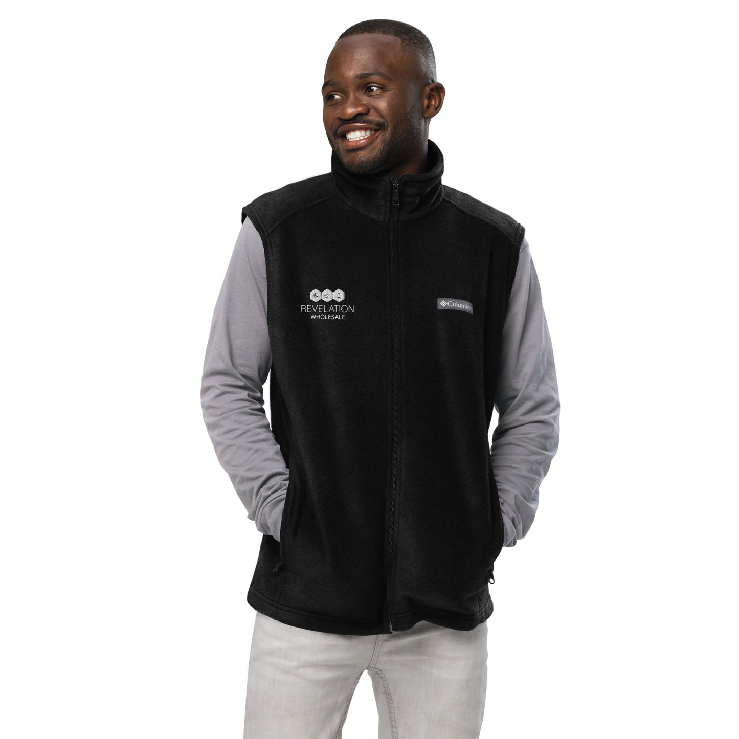 Men’s Columbia fleece vest - Wholesale