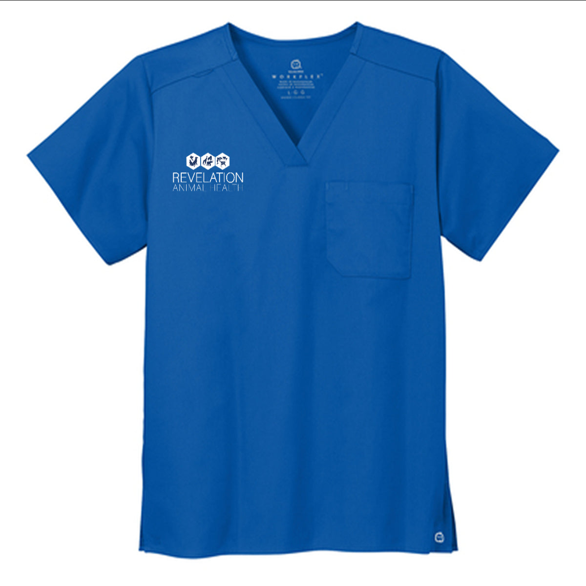 Wink® Unisex WorkFlex Chest Pocket V-Neck Top - Revelation Animal Health