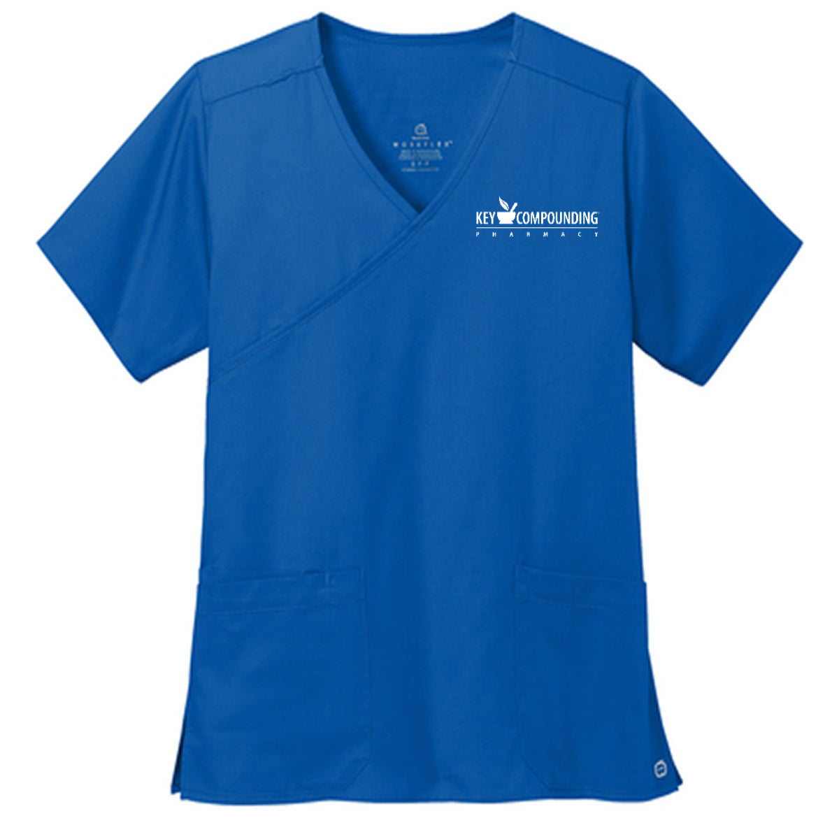 Wink® Women’s WorkFlex™ Mock Wrap Top - Key Compounding
