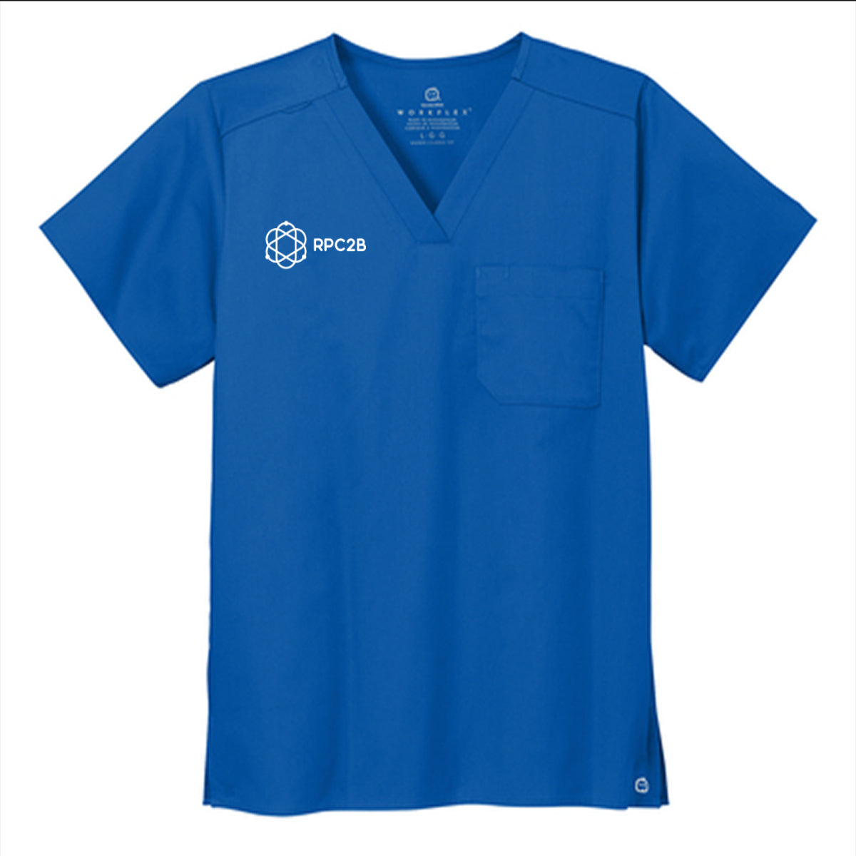 Wink® Unisex WorkFlex Chest Pocket V-Neck Top - RPC2B