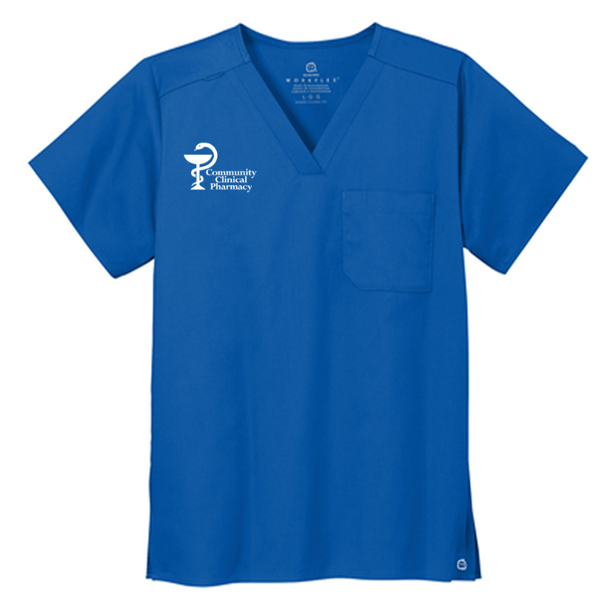Wink® Unisex WorkFlex Chest Pocket V-Neck Top - Community Clinical Pharmacy