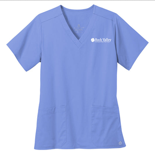 Wink® Women’s WorkFlex V-Neck Top - Rock Valley