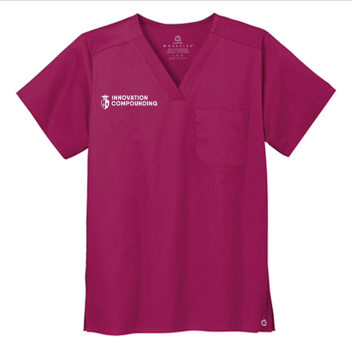 Wink® Unisex WorkFlex Chest Pocket V-Neck Top - Innovation Compounding