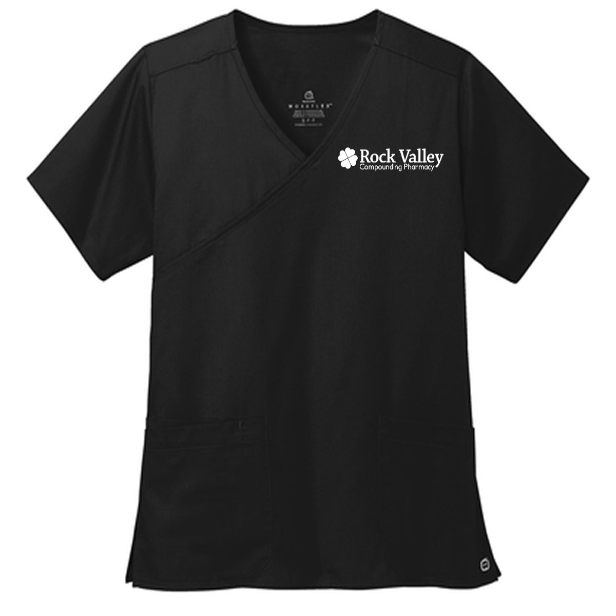 Wink® Women’s WorkFlex™ Mock Wrap Top - Rock Valley