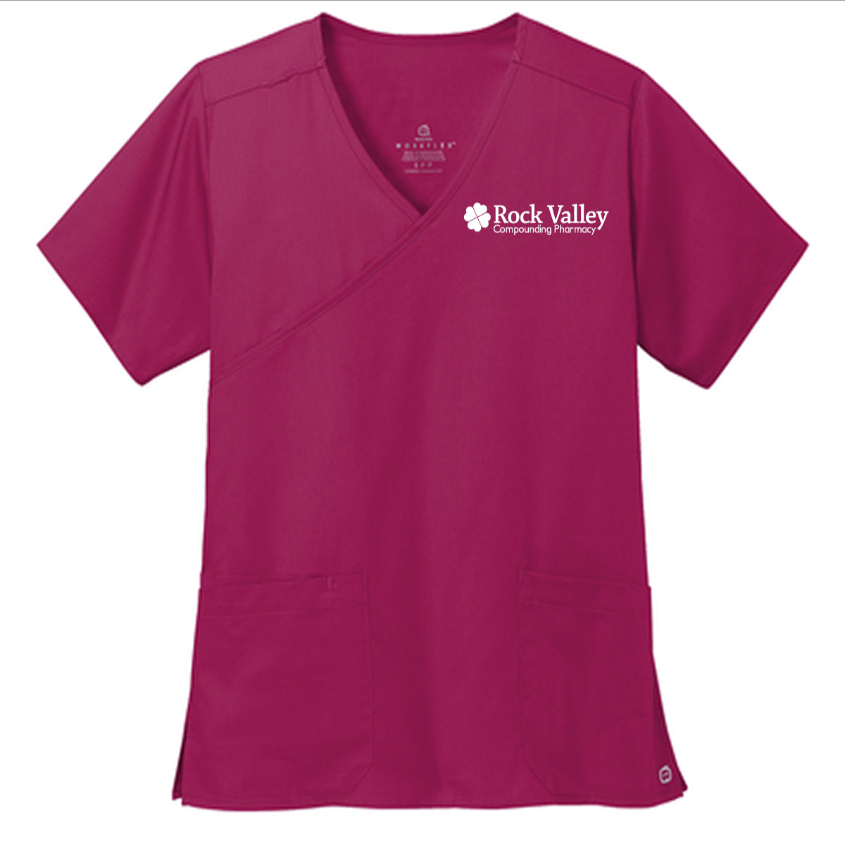 Wink® Women’s WorkFlex™ Mock Wrap Top - Rock Valley