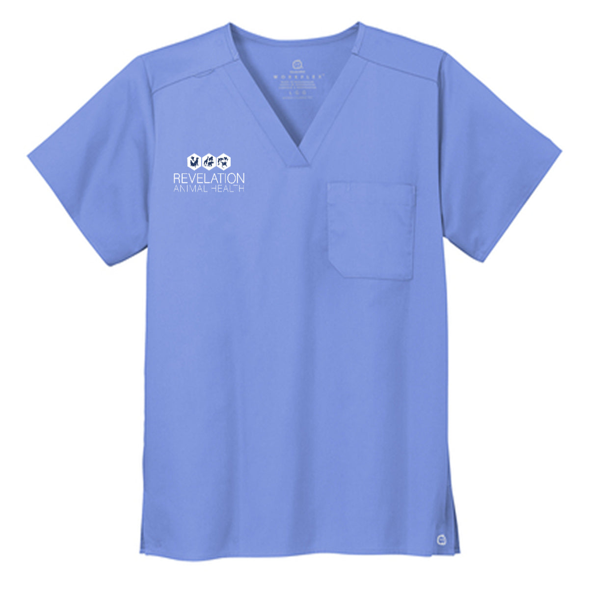 Wink® Unisex WorkFlex Chest Pocket V-Neck Top - Revelation Animal Health