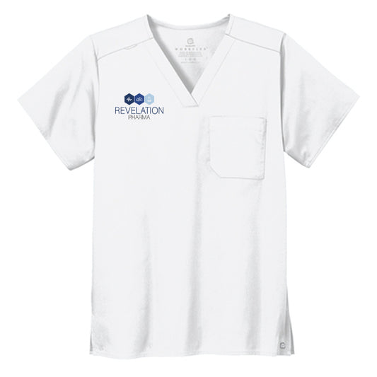 Wink® Unisex WorkFlex Chest Pocket V-Neck Top (Revelation Pharma)