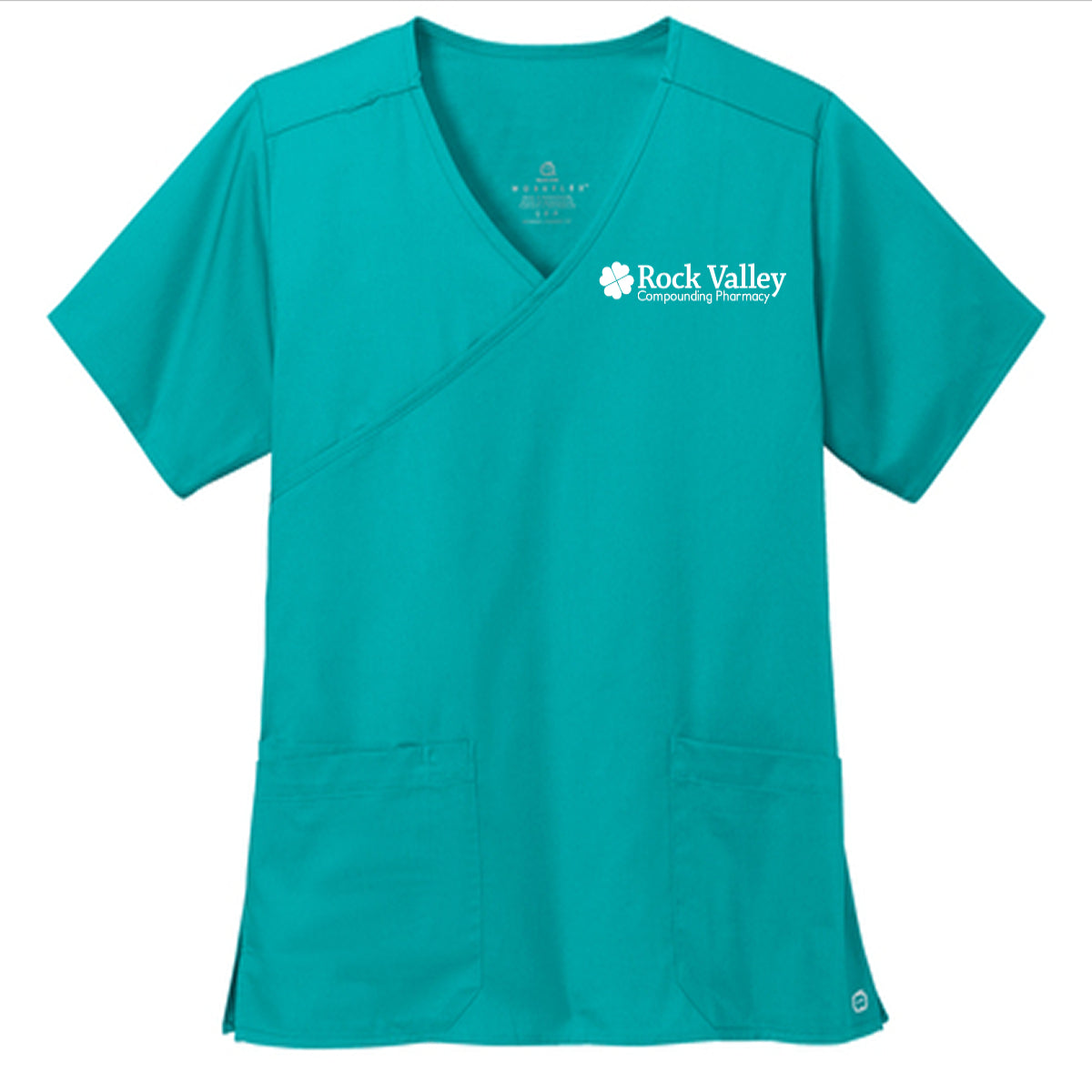 Wink® Women’s WorkFlex™ Mock Wrap Top - Rock Valley