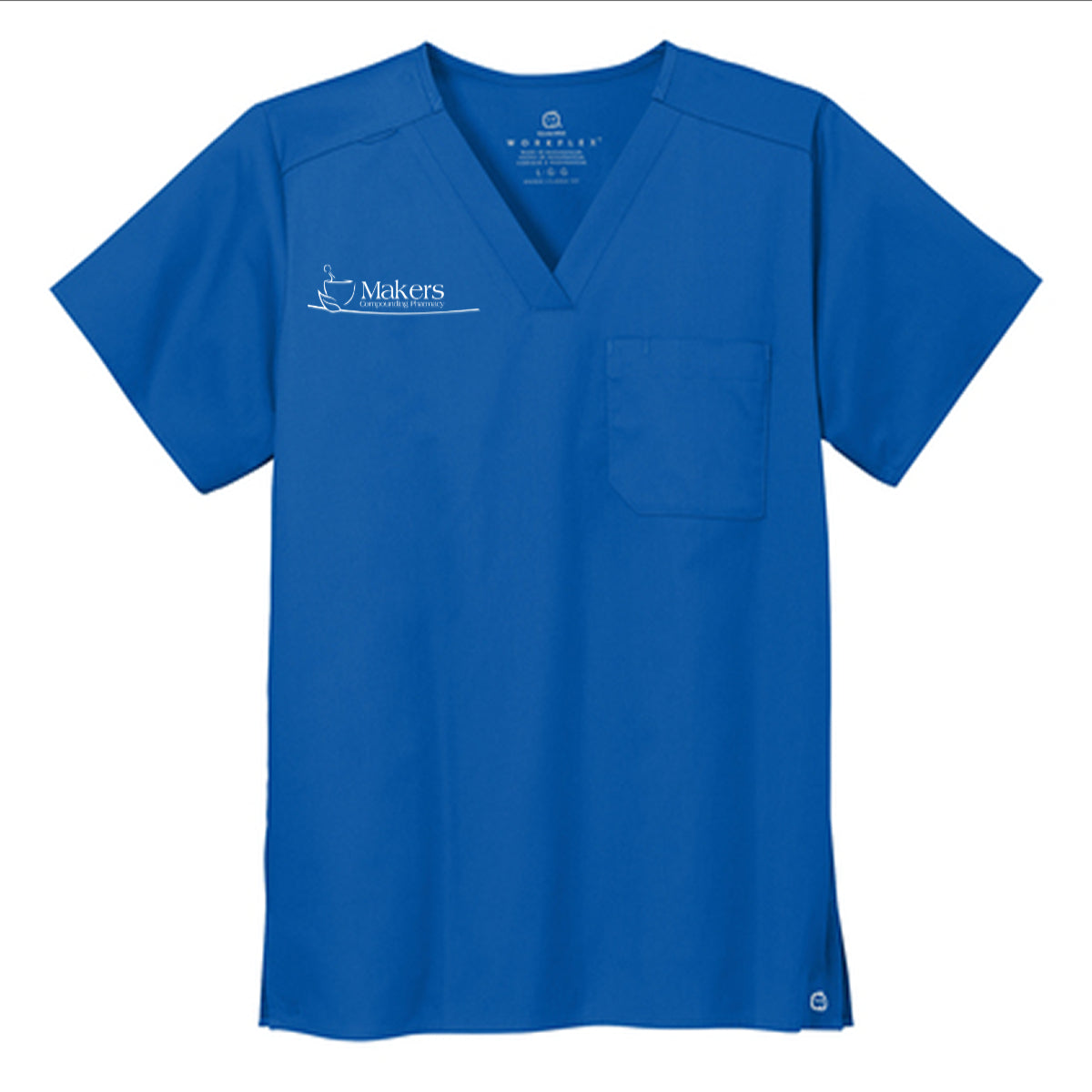 Wink® Unisex WorkFlex Chest Pocket V-Neck Top - Makers